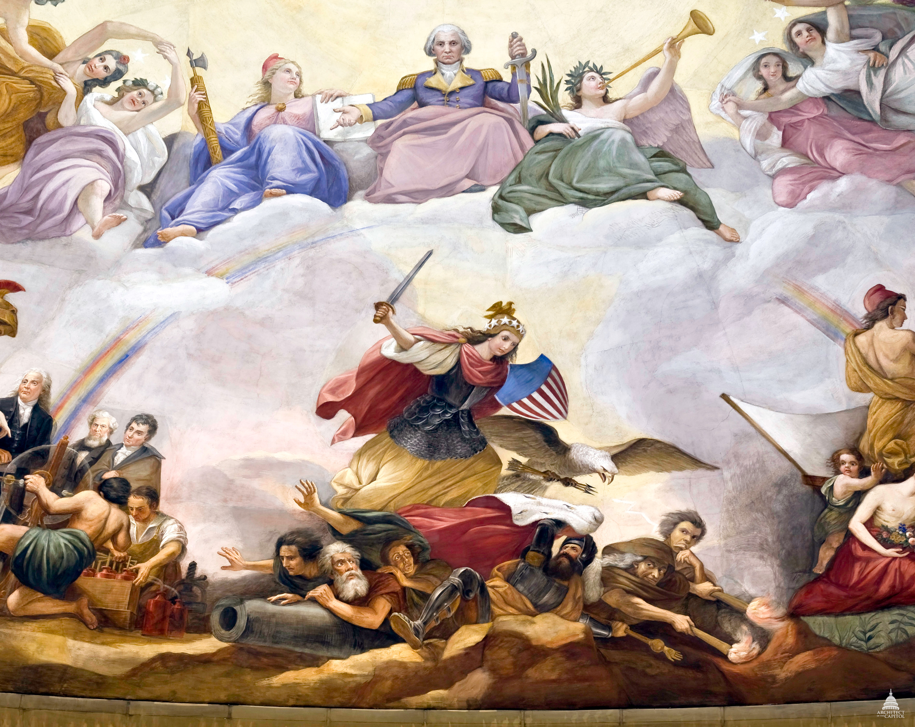 1. Apotheosis of Washington, War