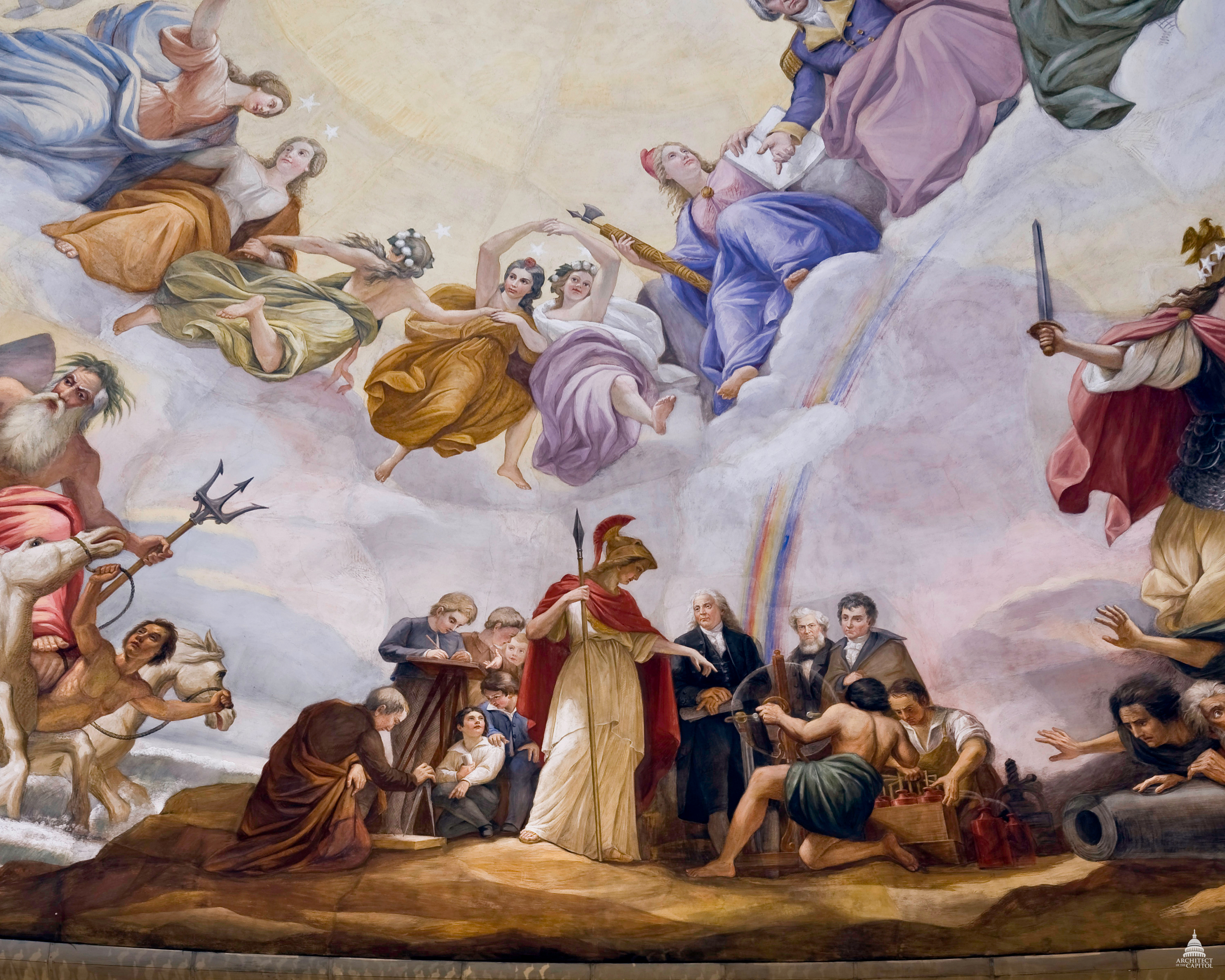 6. Apotheosis of Washington, Science